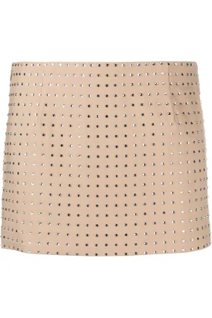 De La Vali Isidora rhinestone-embellished miniskirt