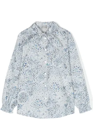 Il gufo Star-print cotton shirt
