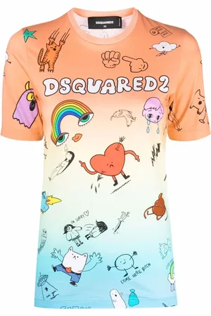 Dsquared2 Graphic-print gradient T-shirt