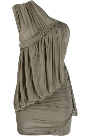 Rick Owens One-shoulder ruched minidress