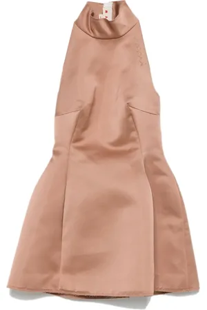 Marni Duchess satin mini dress