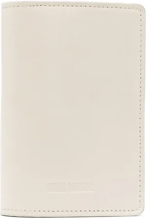 UMA WANG Logo-debossed leather wallet