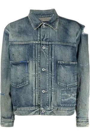 NEIGHBORHOOD Distressed-effect denim jacket