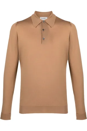 JOHN SMEDLEY Dorset wool polo shirt