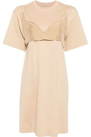 JNBY Layered-design cotton-silk dress