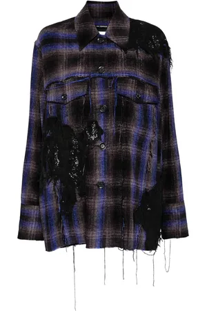 SONG FOR THE MUTE Check pattern jacket