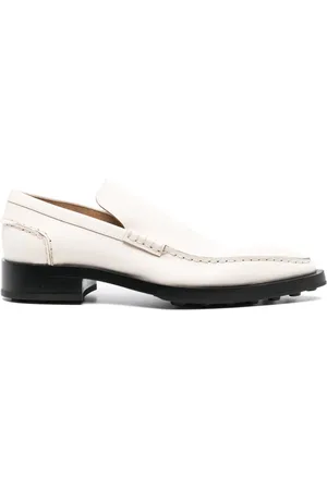 Jil Sander Pointed-toe leather loafers