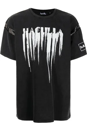 HACULLA Smeared stretch-cotton T-shirt