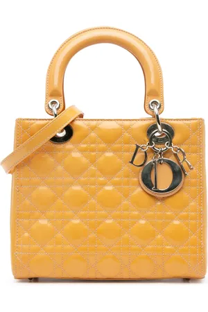 Dior 2014 Medium Patent Cannage Lady Dior satchel