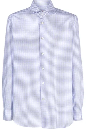 Kiton Checked cotton shirt