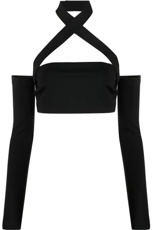 Dolce & Gabbana Cross-strap cut-out top