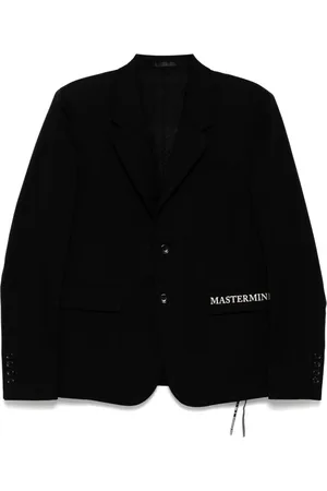 MASTERMIND Logo-embroidered blazer