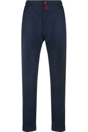 Kiton Elasticated straight-leg trousers