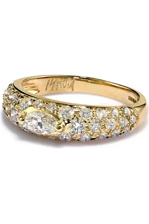 JACQUIE AICHE 14kt marquise cut diamond ring