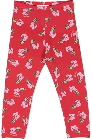 MONNALISA Floral-print stretch-cotton leggings