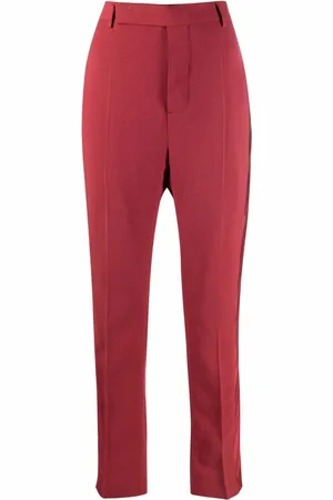 Rick Owens Satin trim trousers