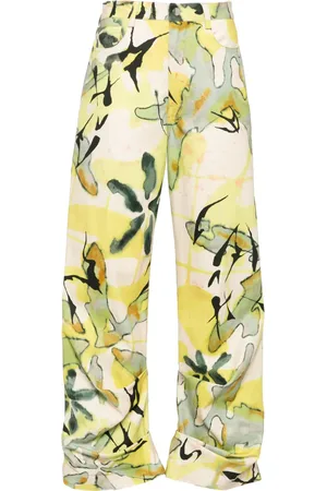 Collina Strada Dante graphic-print trousers