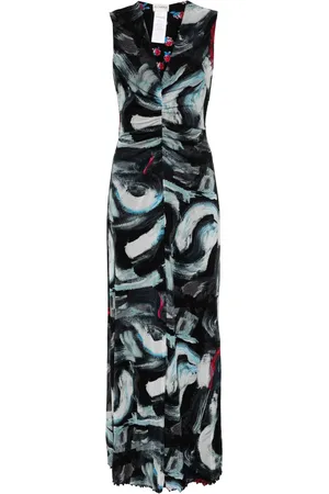 Diane von Furstenberg Solveigh reversible mesh maxi dress