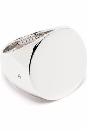 TOM WOOD Clean Circle sterling signet ring