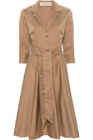 BLANCA Allamanda poplin shirt dress