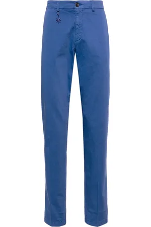 Manuel Ritz Mid-rise tapered chinos