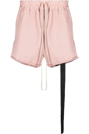 Rick Owens Drawstring waist organic cotton shorts