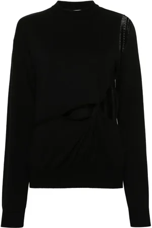 Sportmax Cut-out wool jumper