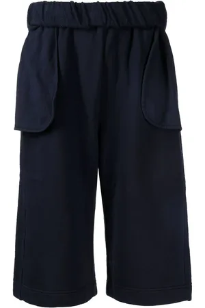DION LEE Cotton knee-length shorts