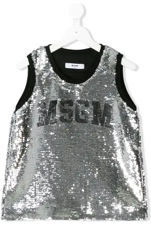 Msgm Sequin logo top