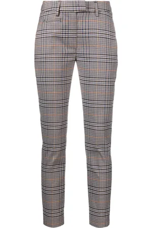 Dondup Plaid cropped trousers