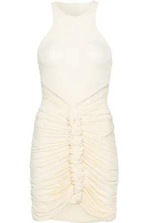 Serafini Draped jersey dress