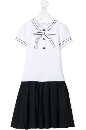 PATACHOU Bow-detail polo-collar dress