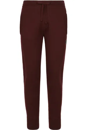 Dolce & Gabbana Logo-plaque knitted track pants