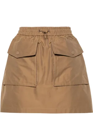 Moncler Elasticated-waist cargo mini skirt