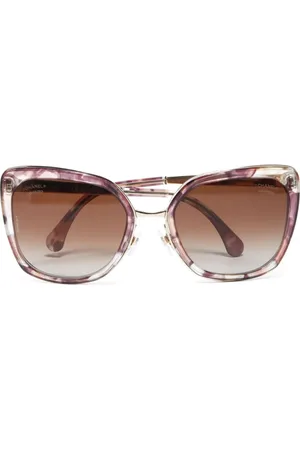 CHANEL 2000s butterfly-frame sunglasses