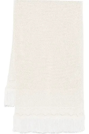 Ermanno Firenze Sequin-embellished open-knit scarf