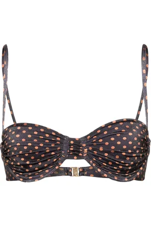 FAITHFULL THE BRAND Stefania polka-dot bikini top