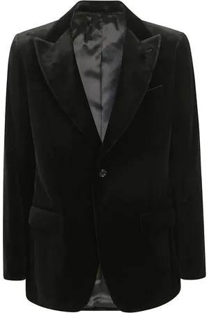 LARDINI Velvet-finish blazer