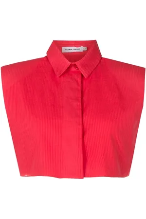 Gloria Coelho Cropped sleeveless shirt