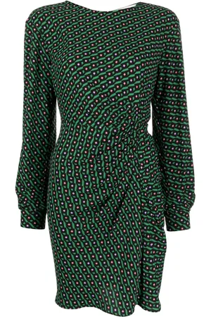 Diane von Furstenberg Coraline geometric-print minidress