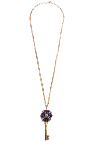 CHANEL 2017 Camellia Key necklace