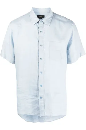 Vince Short-sleeved linen shirt
