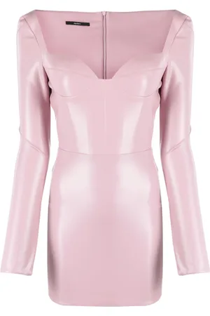 ALEX PERRY Patent mini dress