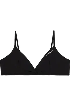 Sporty & Rich Brigitte logo-print bikini