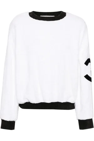 CHANEL 1990-2000s CC terry-cloth sweatshirt