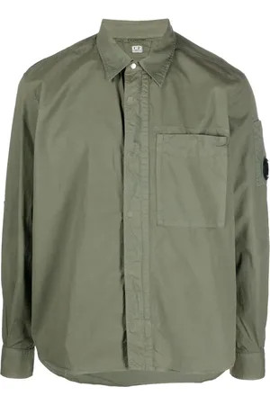 C.P. Company Lens detail cotton shirt