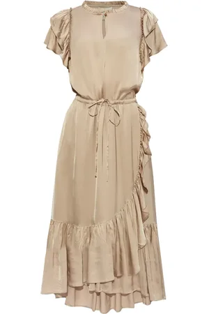Munthe Draped satin midi dress