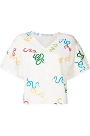 Isolda Sophia motif-print T-shirt