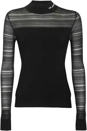 Karl Lagerfeld Logo-embroidered top