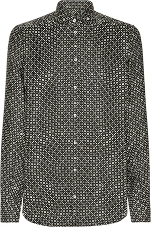 Dolce & Gabbana Geometric-print silk shirt